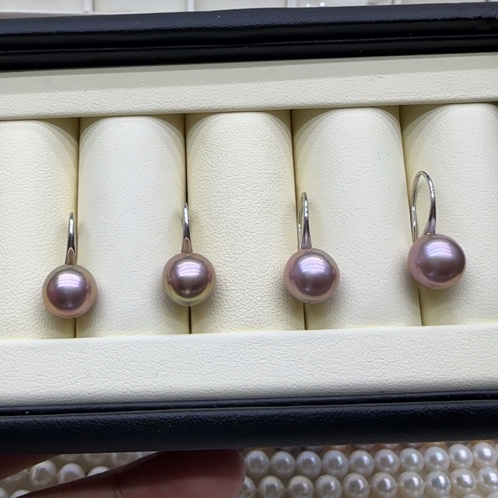 摆件未镶嵌淡水珍珠纯银高跟鞋9-10mm