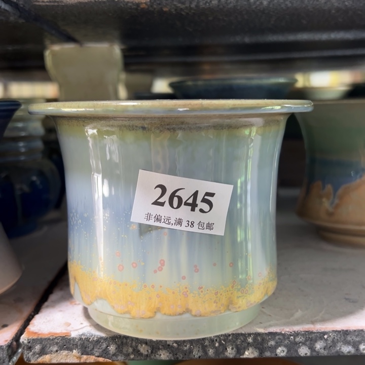 口10 手工花盆满30包邮
