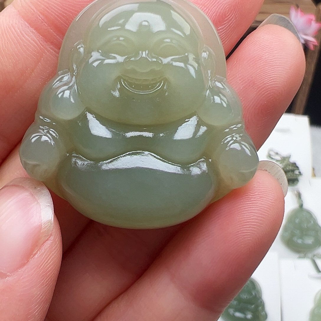 和田玉颈饰未镶嵌甜*、