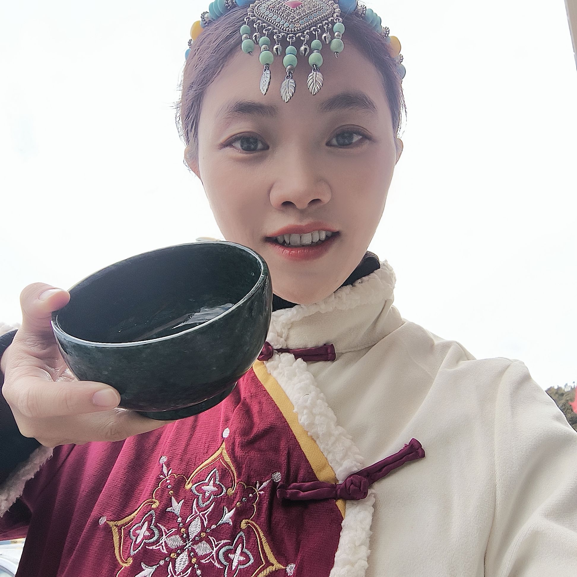 西藏拉姆墨脫皂石石碗