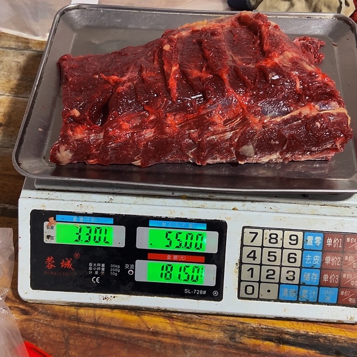 广西土耕马马肉中国大陆