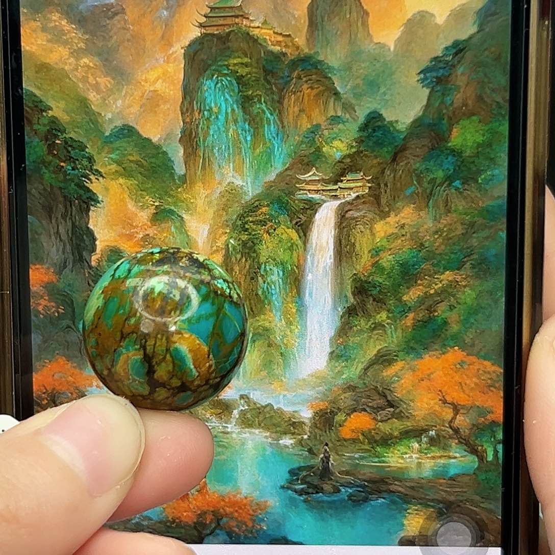 绿松石珠宝奇石未镶嵌