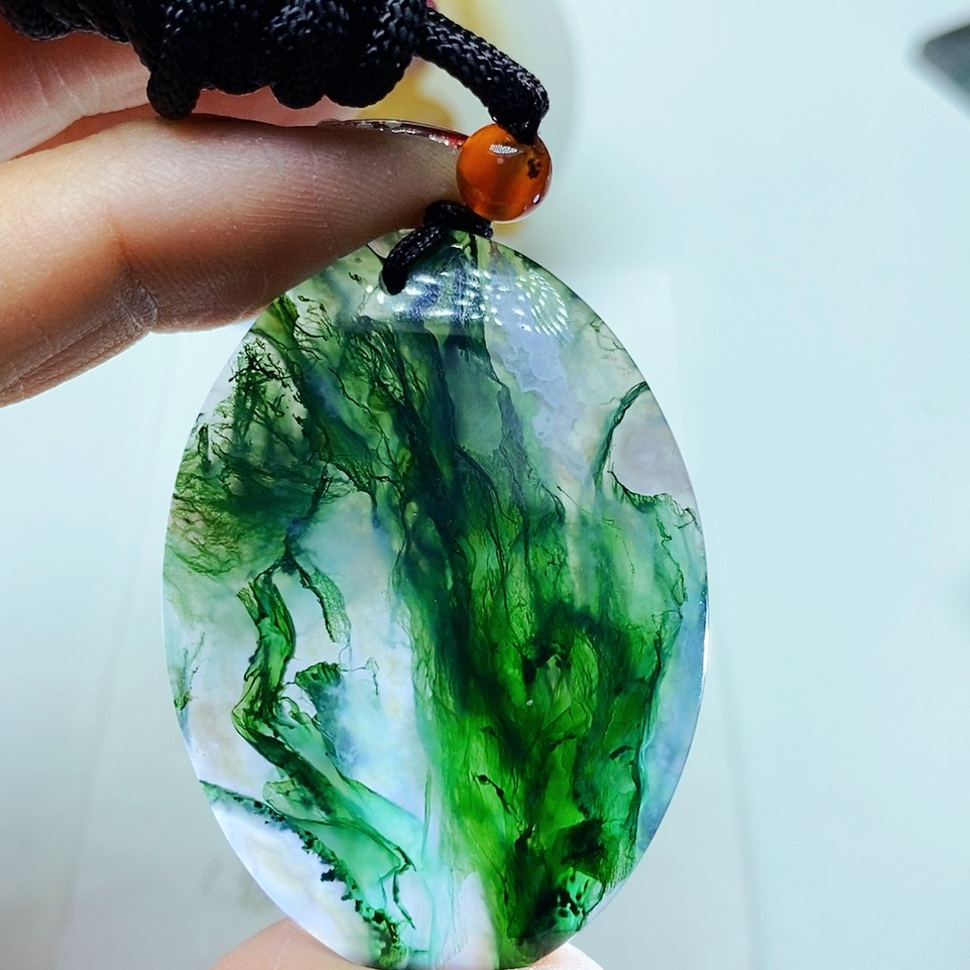 玛瑙/玉髓颈饰未镶嵌青***度