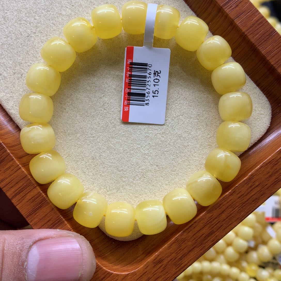 蜜蜡手链未镶嵌蜜蜡