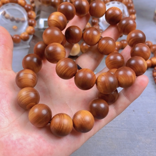 柏木（崖柏）手串/手链1.5圆珠