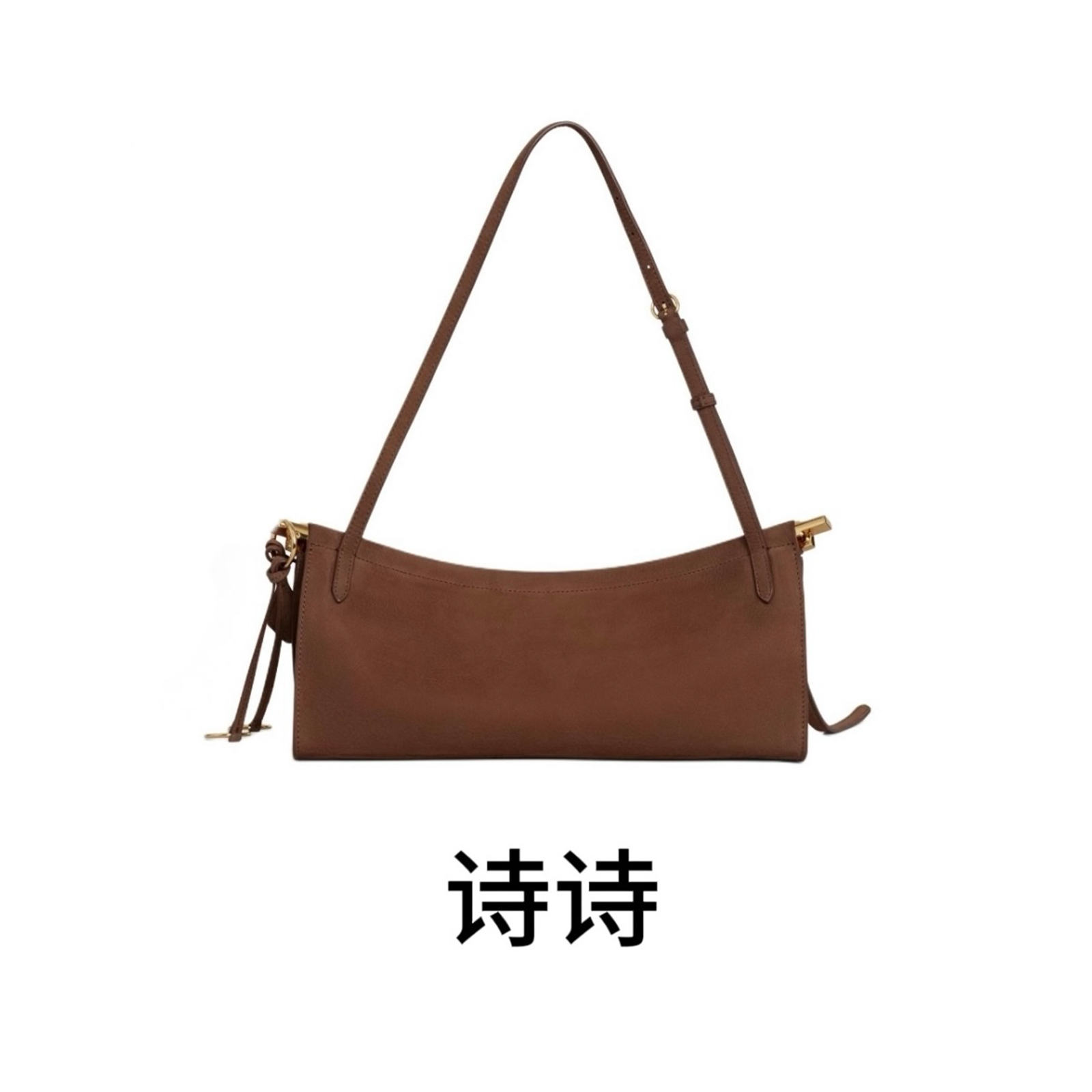 诗诗【AL-Le Click】进口原皮钢五金女款绒面包