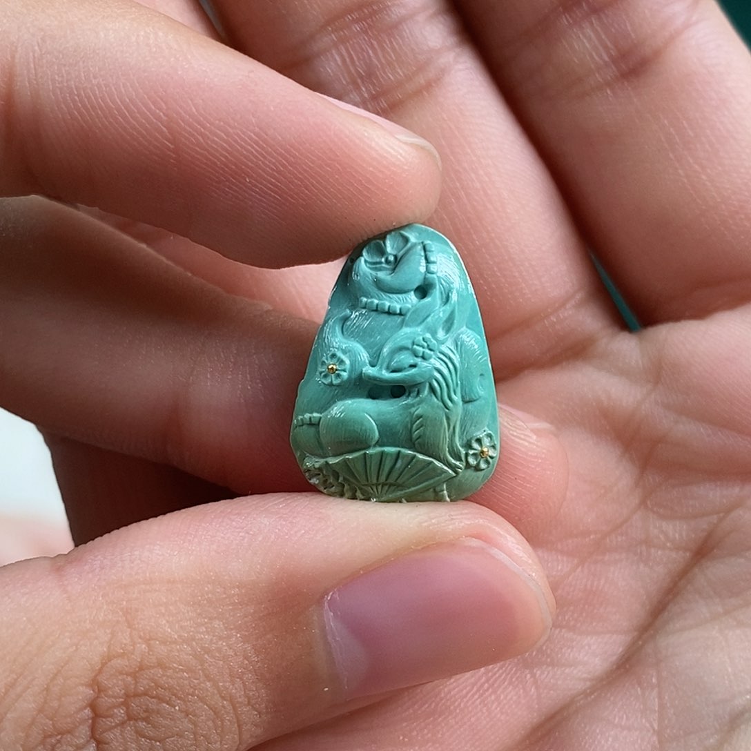 绿松石珠宝奇石未镶嵌