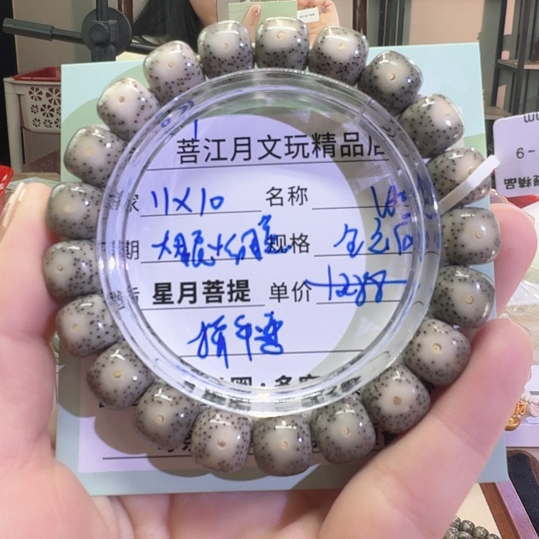 星月菩提手串星月菩提海南同枝果A11