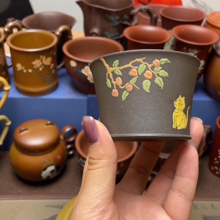 紫砂茶杯紫砂主人杯