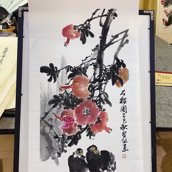 国画张圣敏先生纯手绘作品