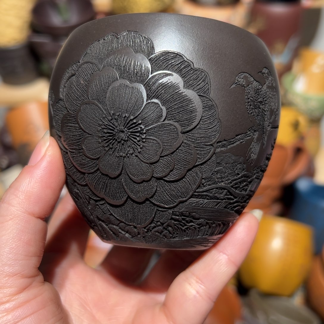 紫砂茶杯宜兴紫砂主人杯