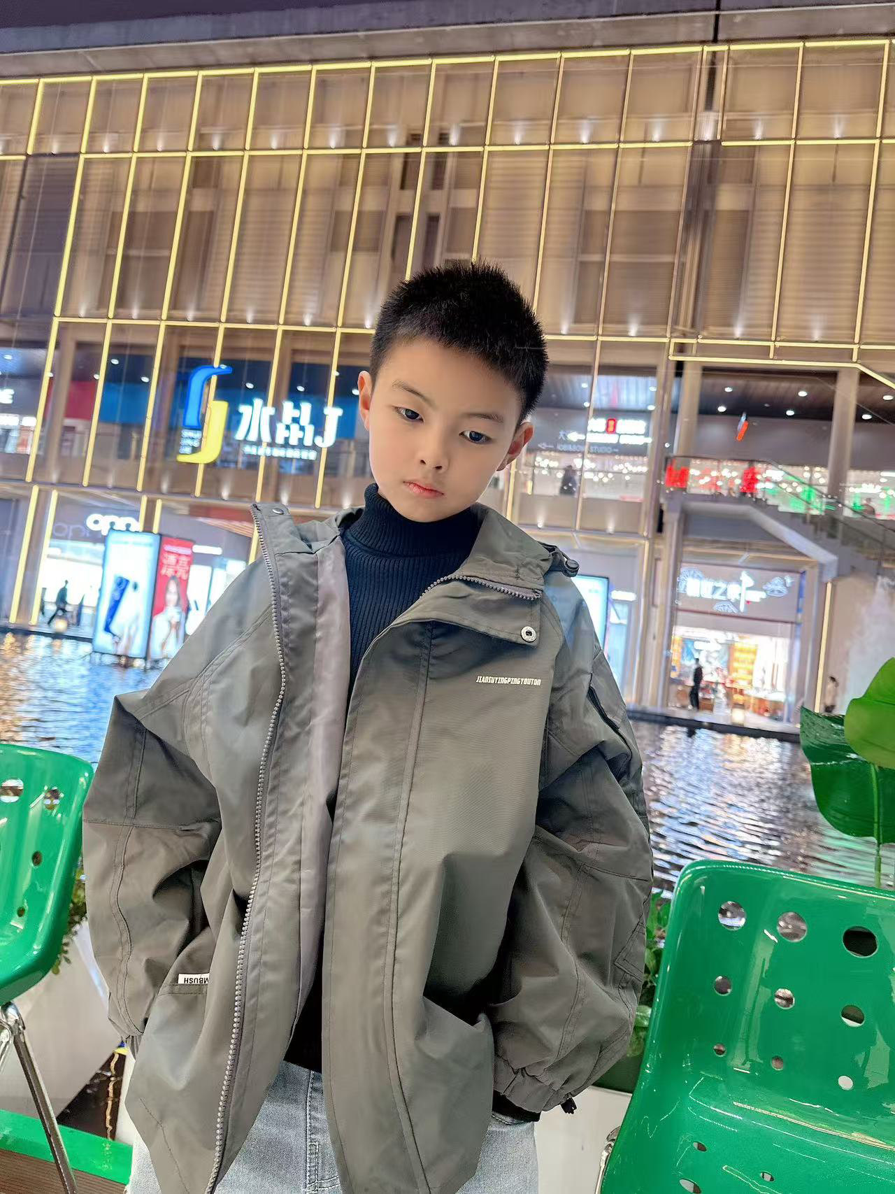 儿童 青少年外套春款 浅秋