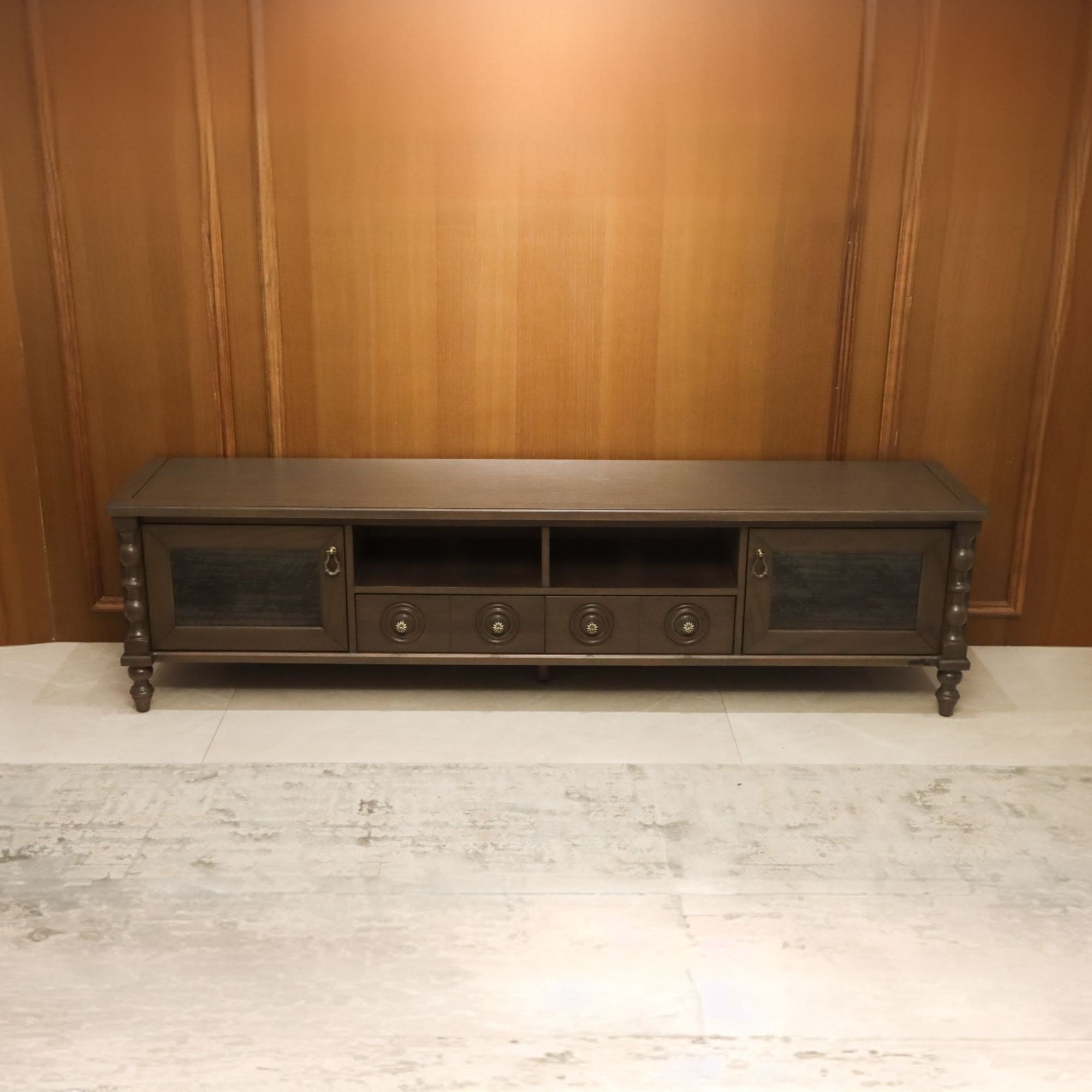 polocyte/保罗赛特美式橡木电视柜轻奢高级感2000*420*520