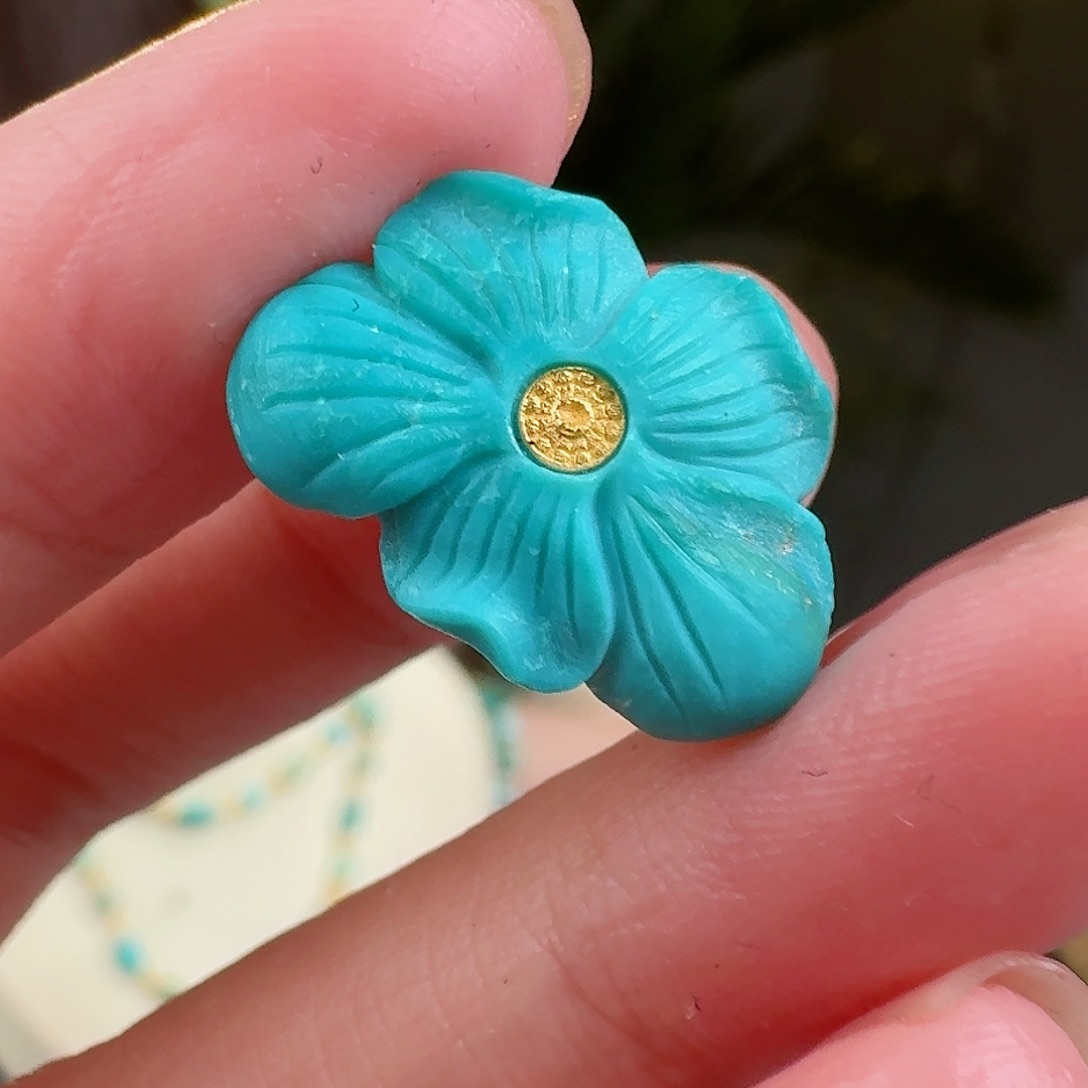 绿松石珠宝奇石未镶嵌