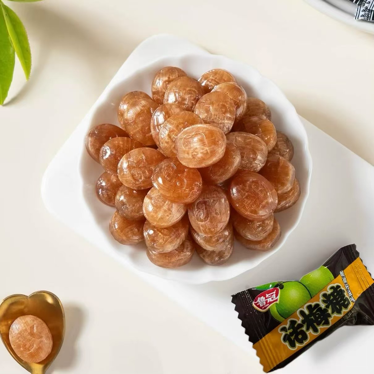 老式正宗话梅糖8090儿时怀旧零食酸甜水果味硬糖休闲小零食