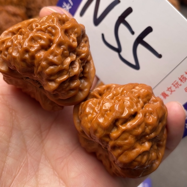 文玩核桃把件蛙蛙40尺