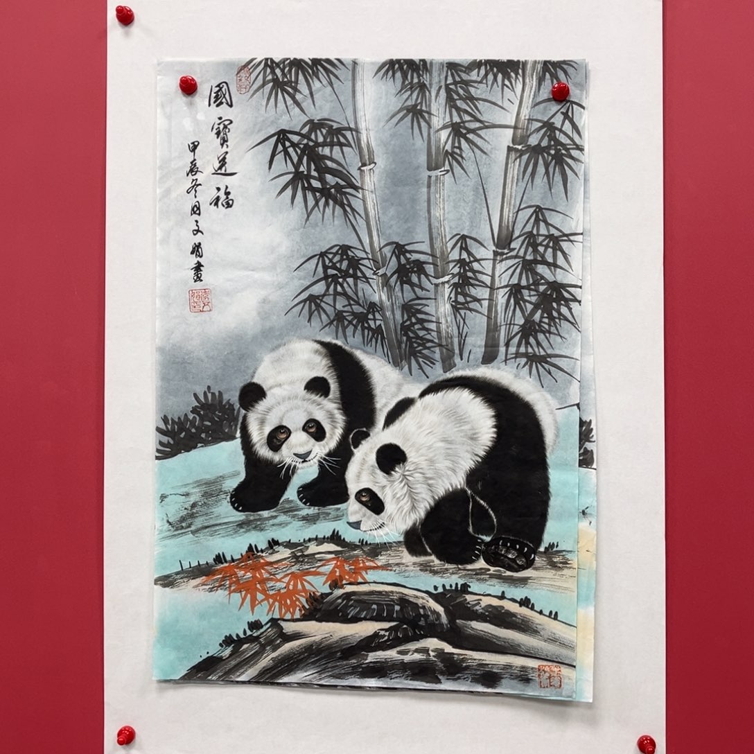 国画国画作品集一个由