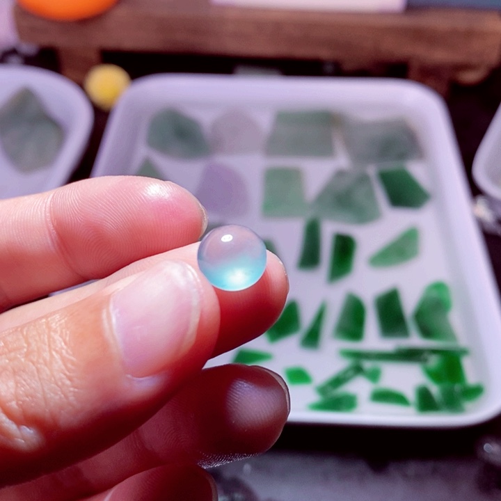 定制翡翠未镶嵌材料