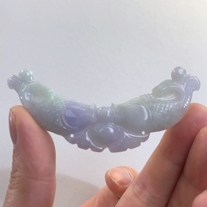 翡翠吊坠(赠链)未镶嵌代编织