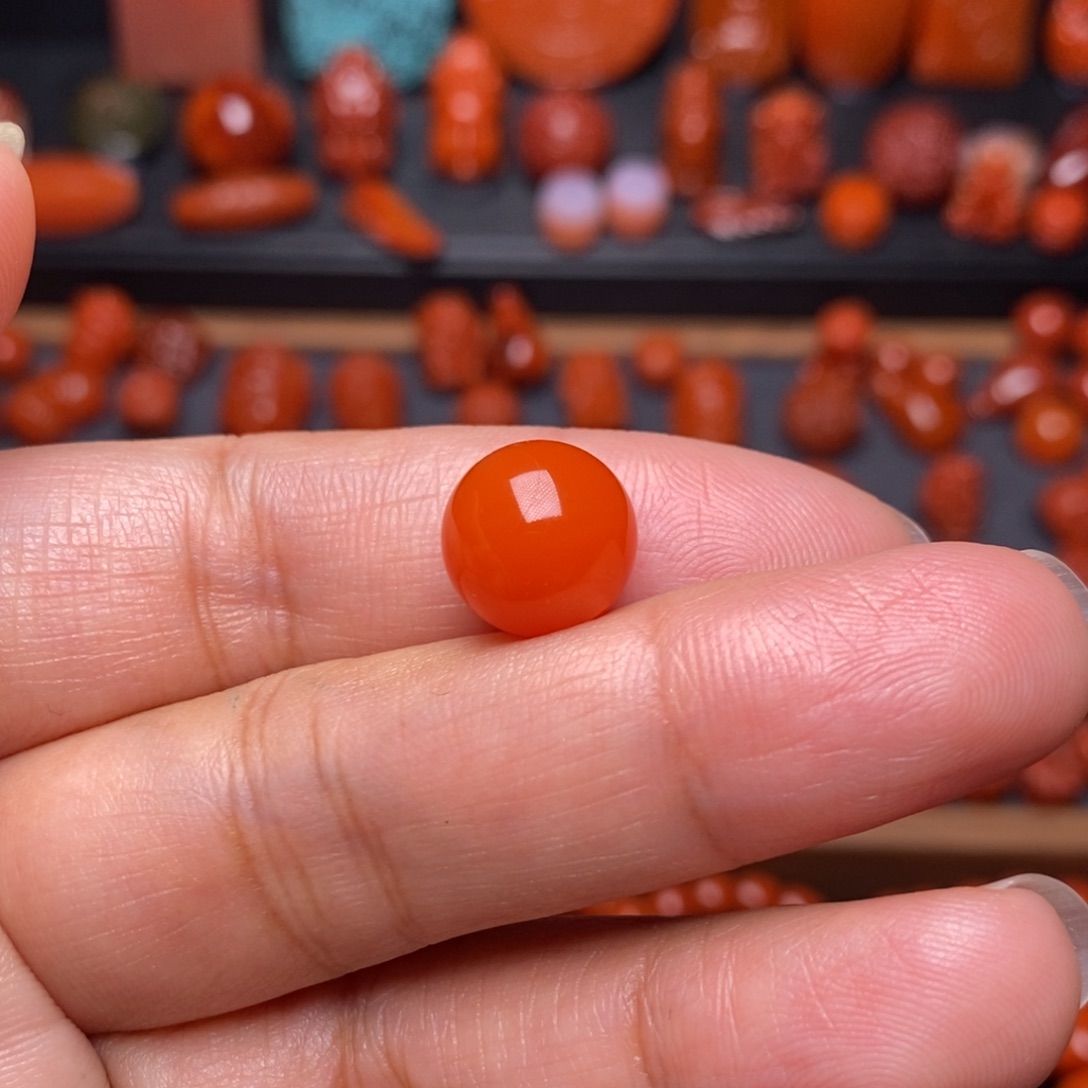 南红玛瑙配饰未镶嵌保山卡11.5