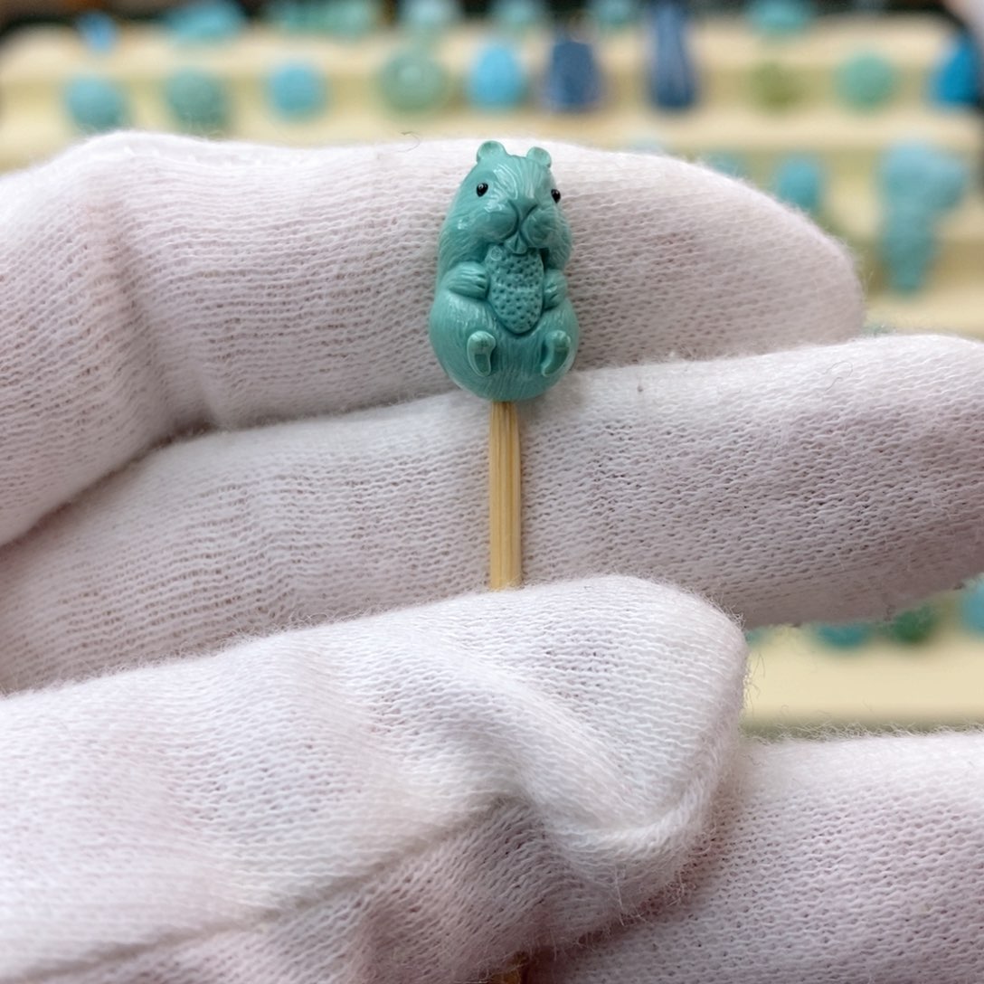 绿松石珠宝奇石未镶嵌