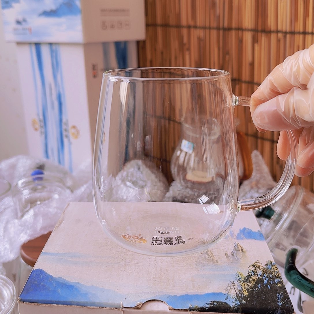 高硼硅玻璃茶水分离款6*6瑕疵物一个