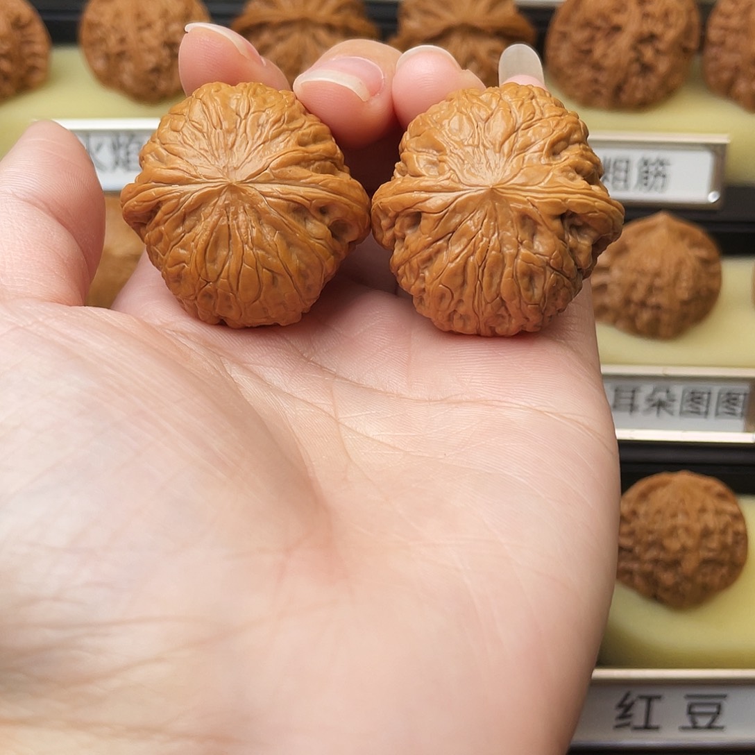 吊坠文玩核桃铁锤36尺925