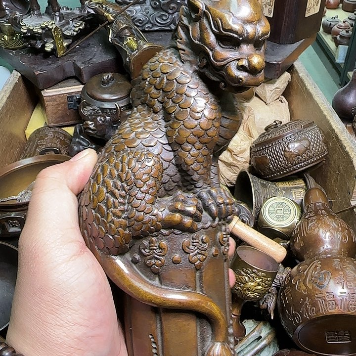 铜器办公室茶室摆件