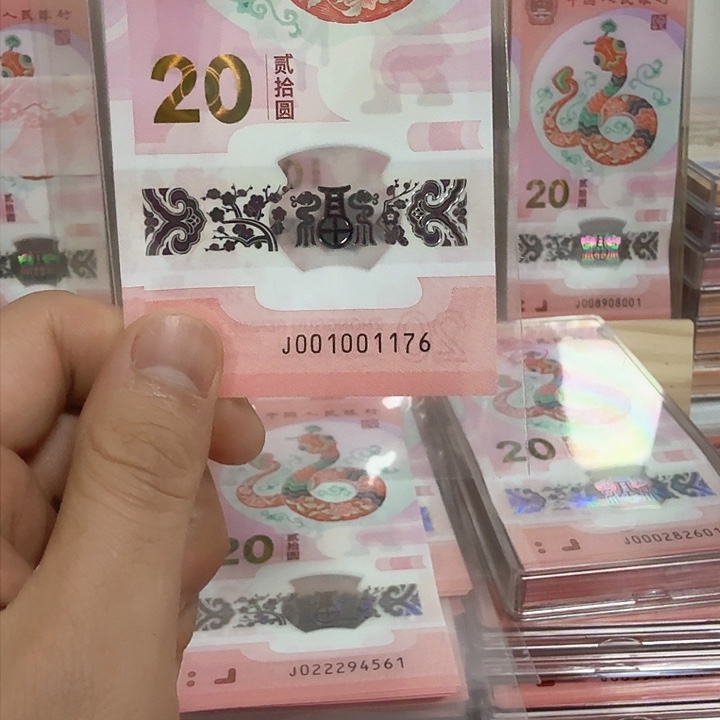 塑料小蛇钞号码001001176