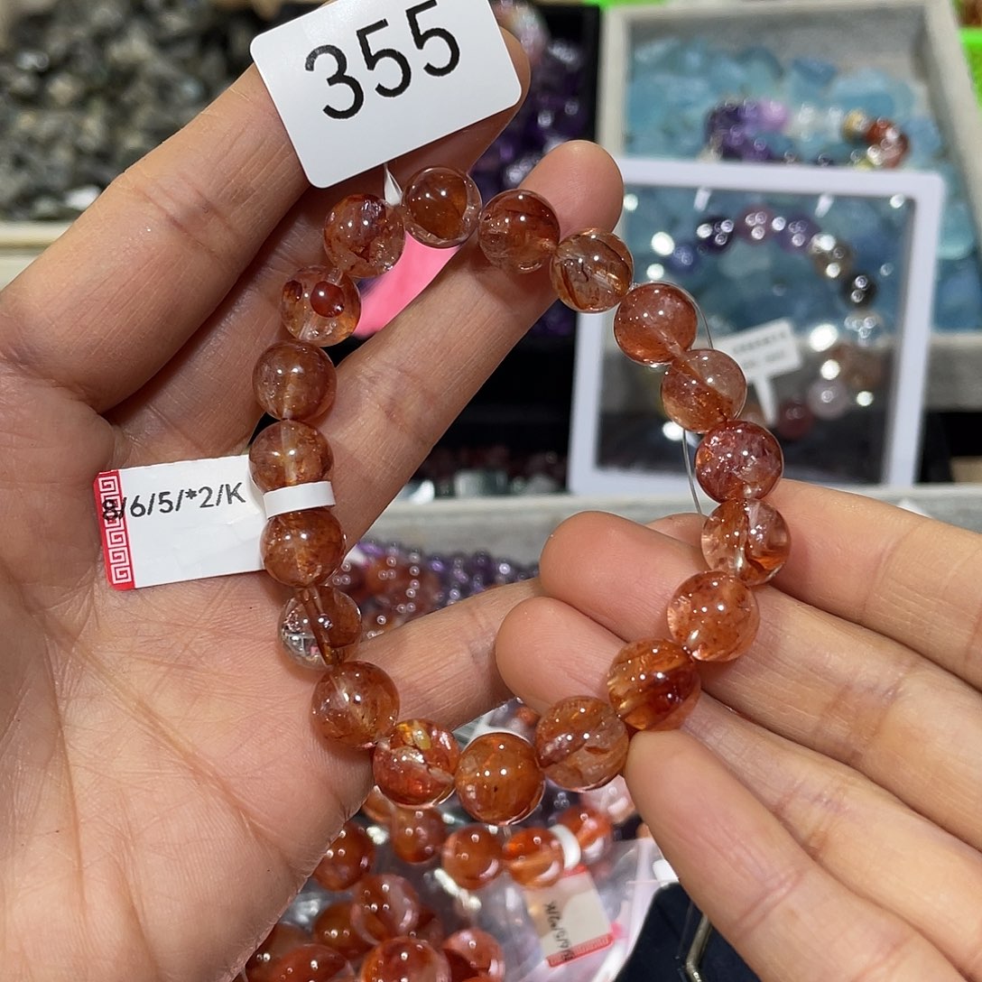 水晶手串10m m未镶嵌念*j h 617