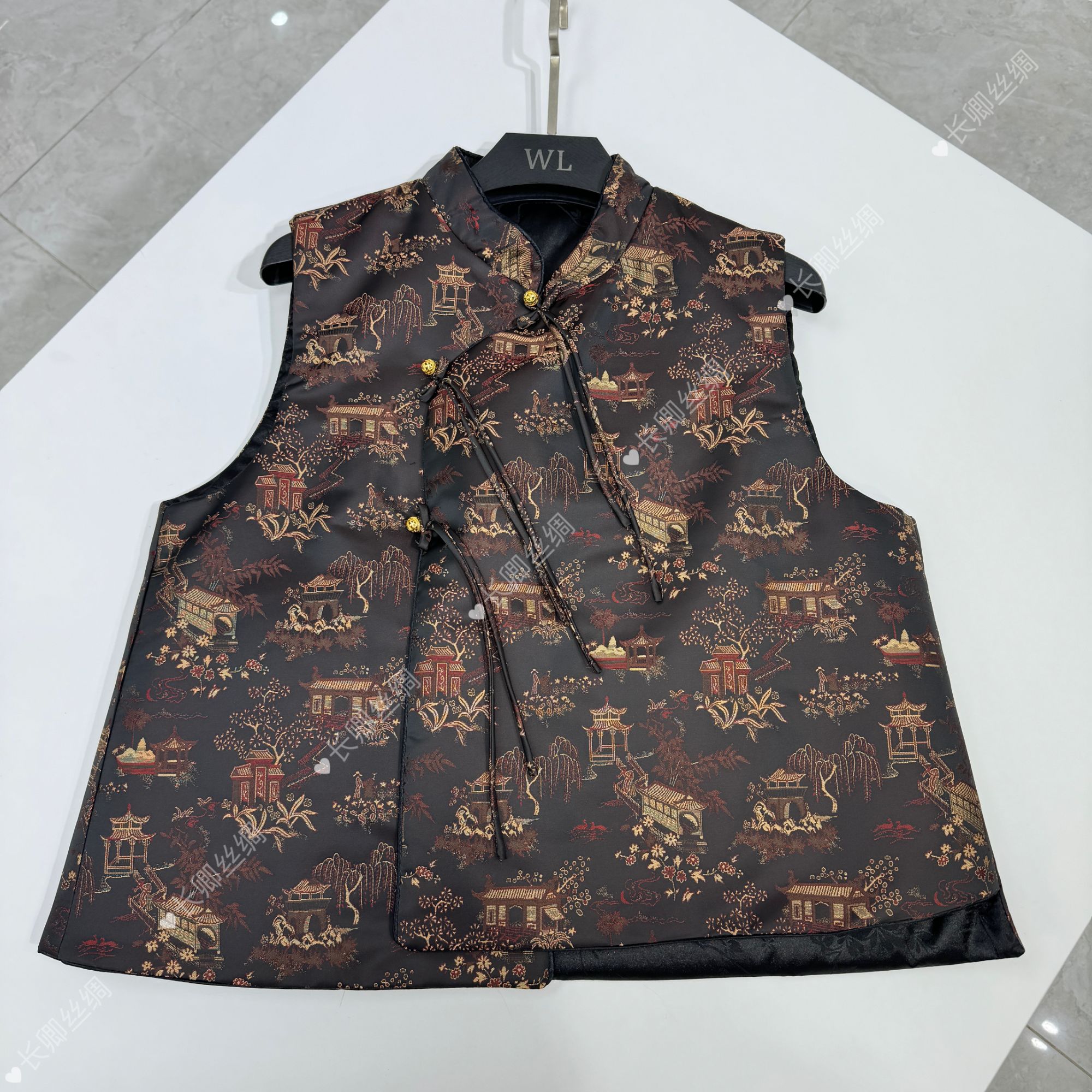 【倾云】新中式复古时尚国厚马甲 KK1123