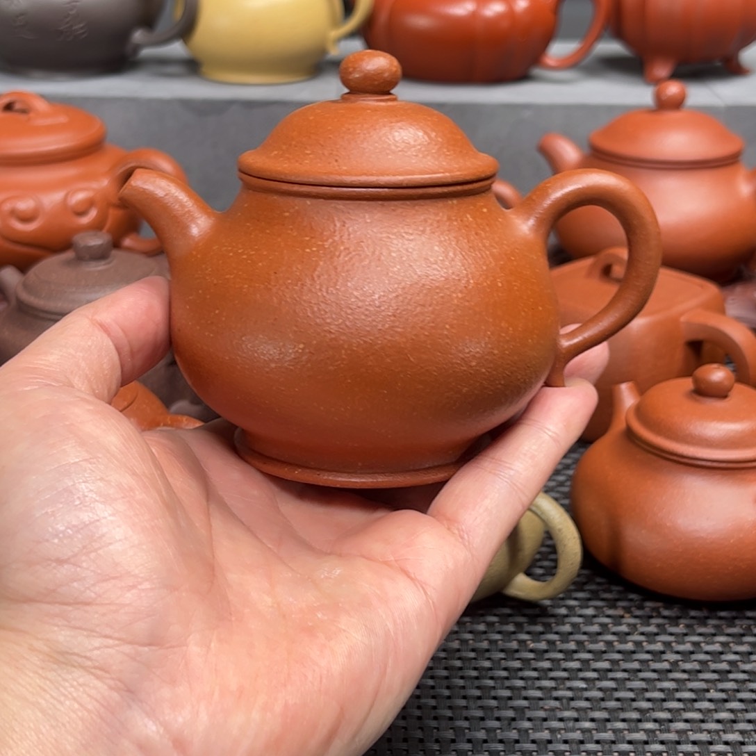 紫砂茶壶紫砂艺术茶具套装红降坡