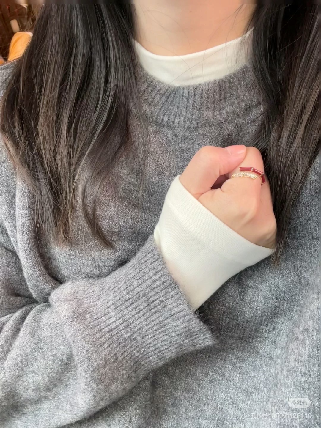 打底衫【ZB001-069】秋冬高货好成分磨毛显瘦修身打底衫-