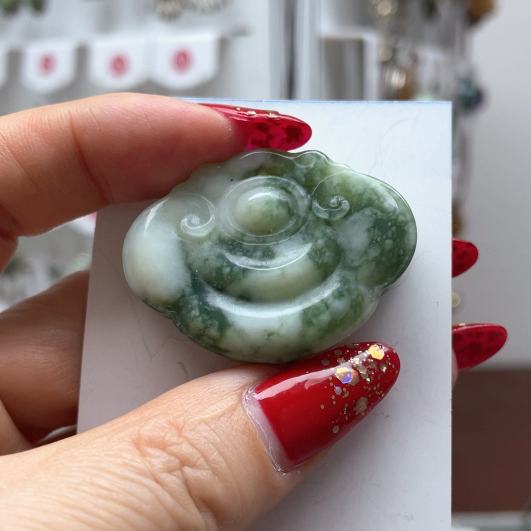 蛇纹石玉吊顶未镶嵌