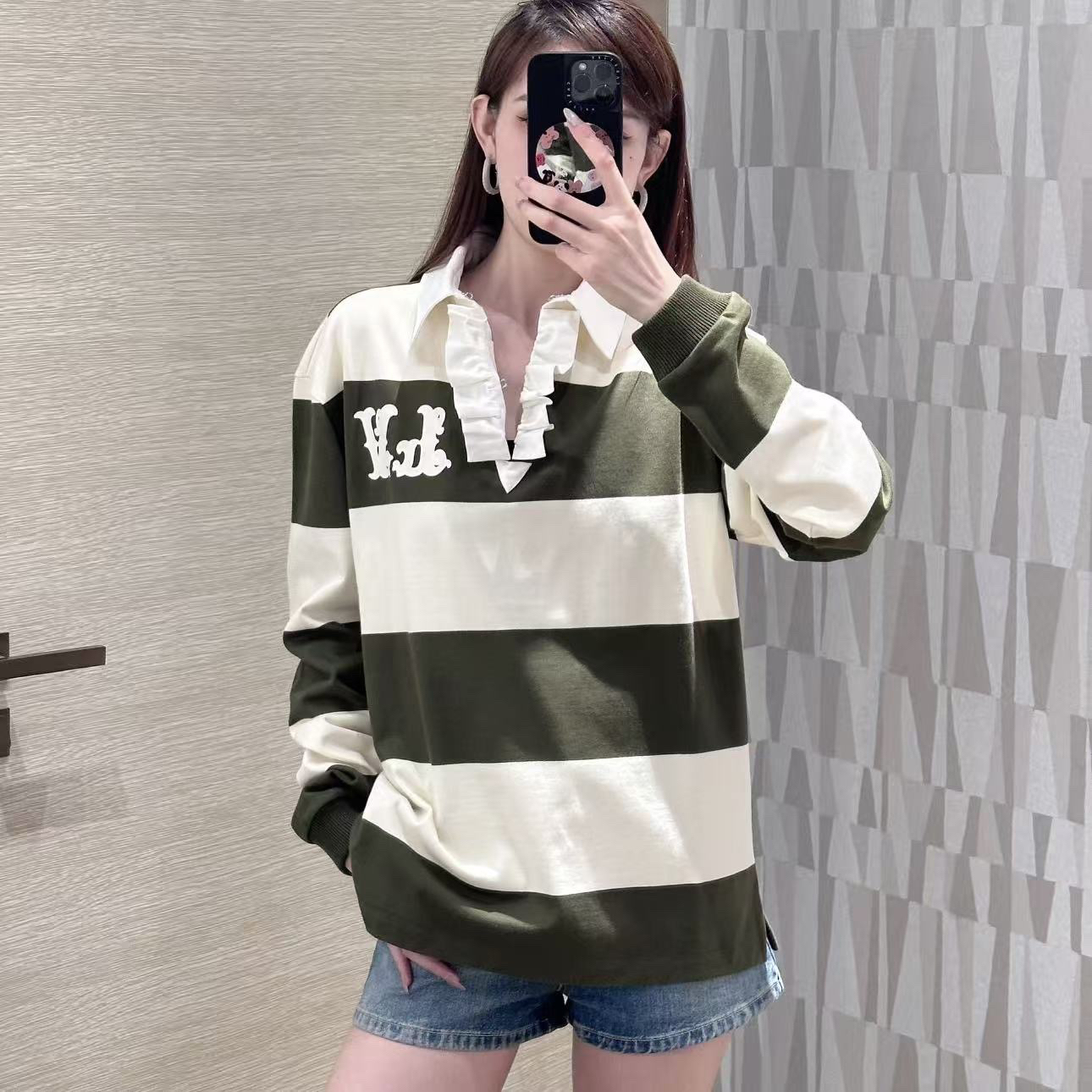 99新 LouisVuitton/路易威登 新款长袖马球衫 M码 03026