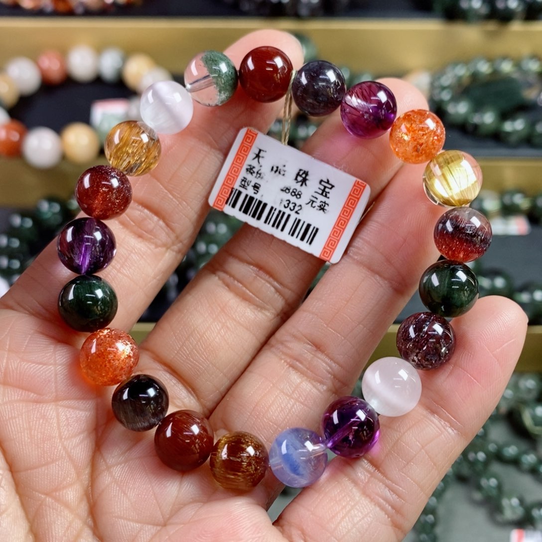 水晶手链未镶嵌多宝手链11332