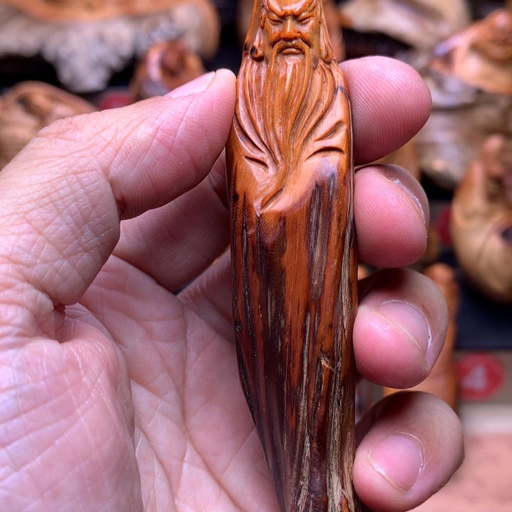 柏木（崖柏）崖柏陈化料手把件