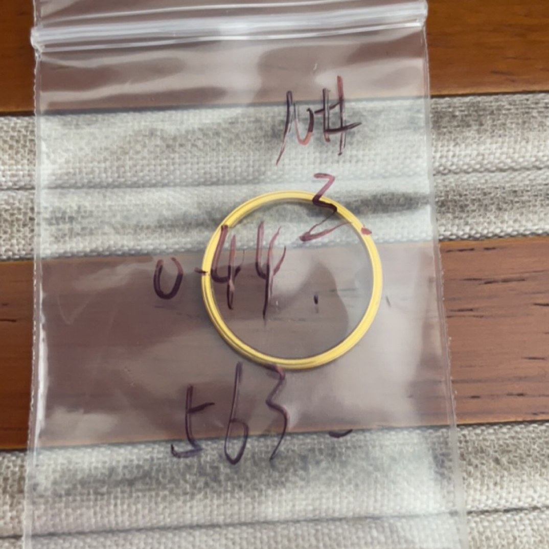 克重0.44 10号 三生三世戒指 足金999