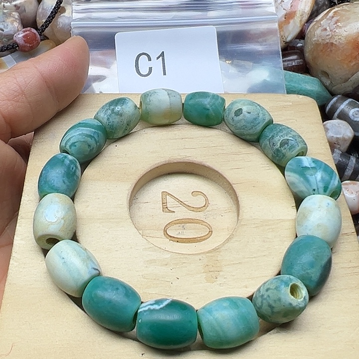 玛瑙/玉髓未镶嵌手链