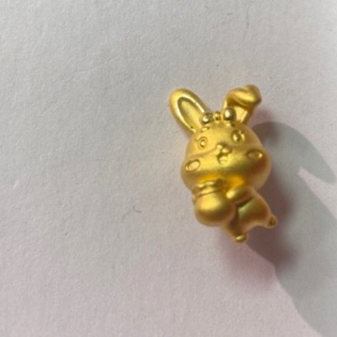 足金999横穿小兔子黄金