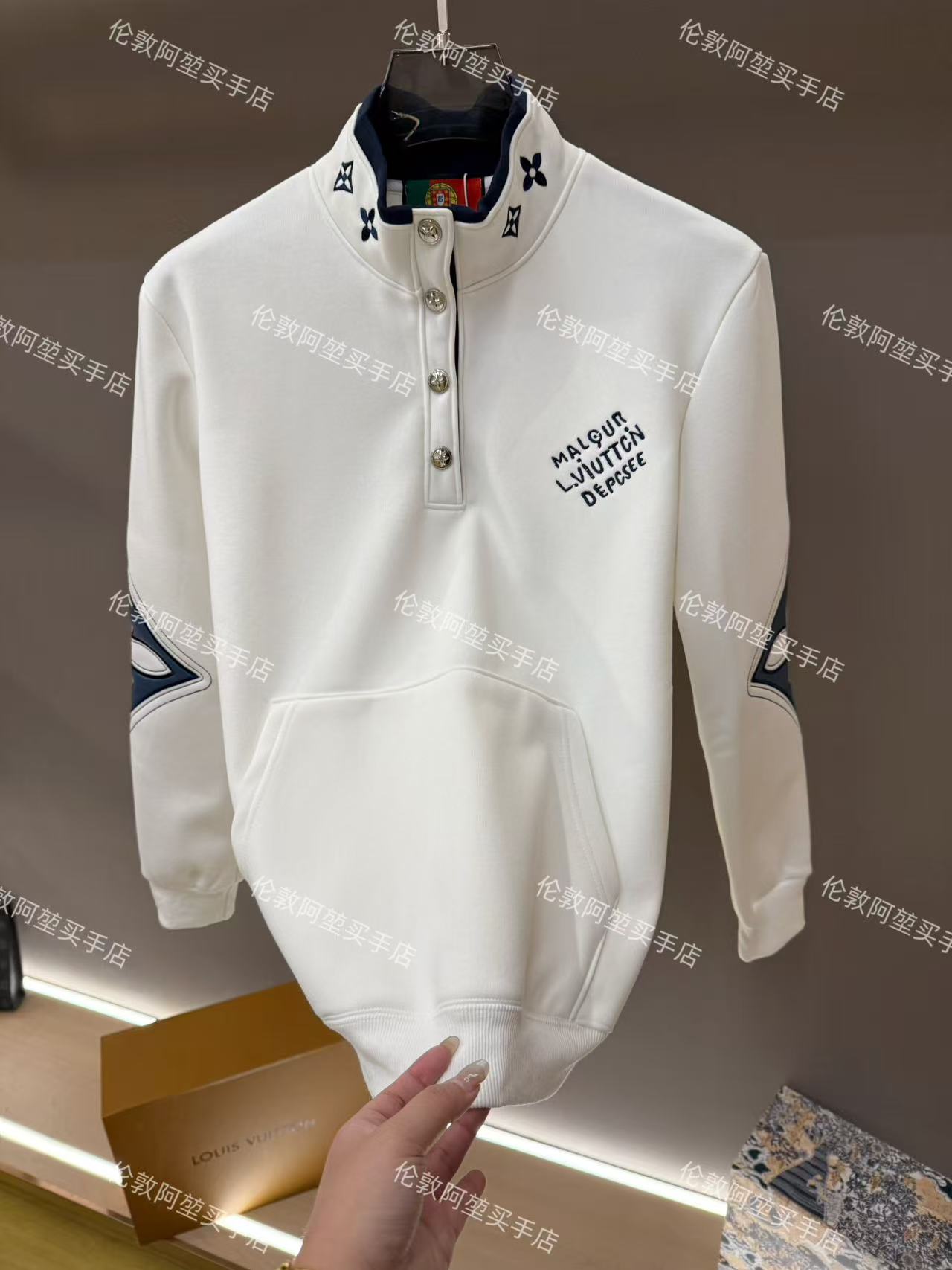 男士秋季新款轻奢休闲百搭修身时尚加绒卫衣F310