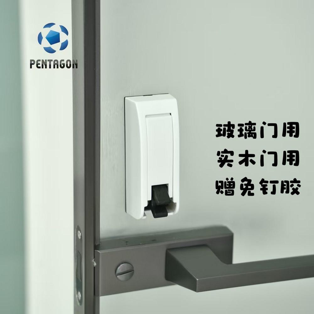 2025玻璃门门吸！ 质保2年  免打孔静音专用液压缓冲防风防撞