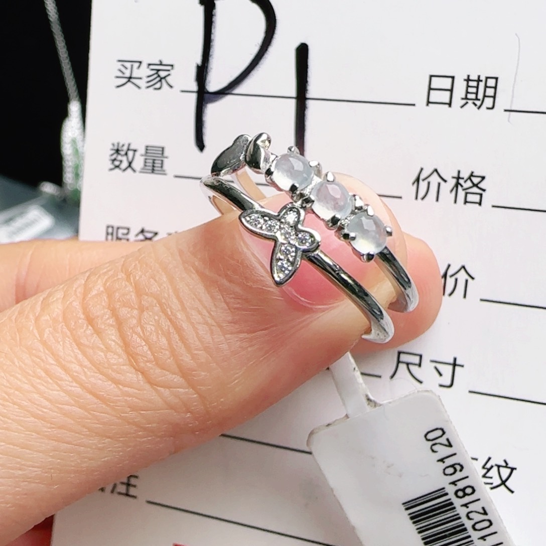 银S925镶嵌手链翡翠