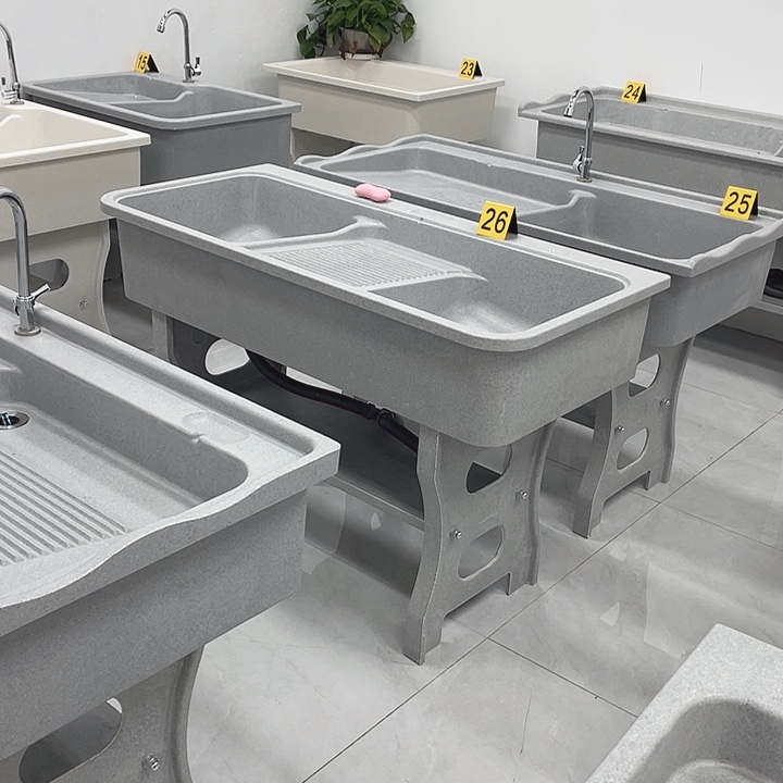 （***）石英石26号双池洗衣池115x58x80cm