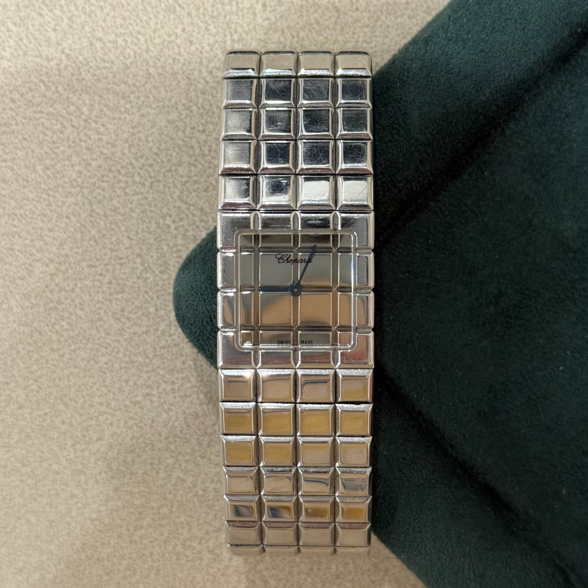 95新 Chopard/萧邦 冰块系列/方块/石英/女表