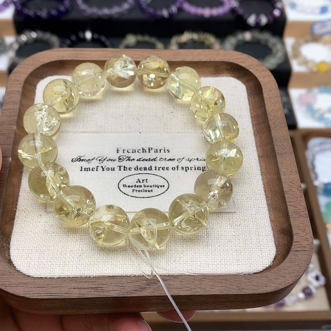 水晶手链未镶嵌?***?黄阿塞手串