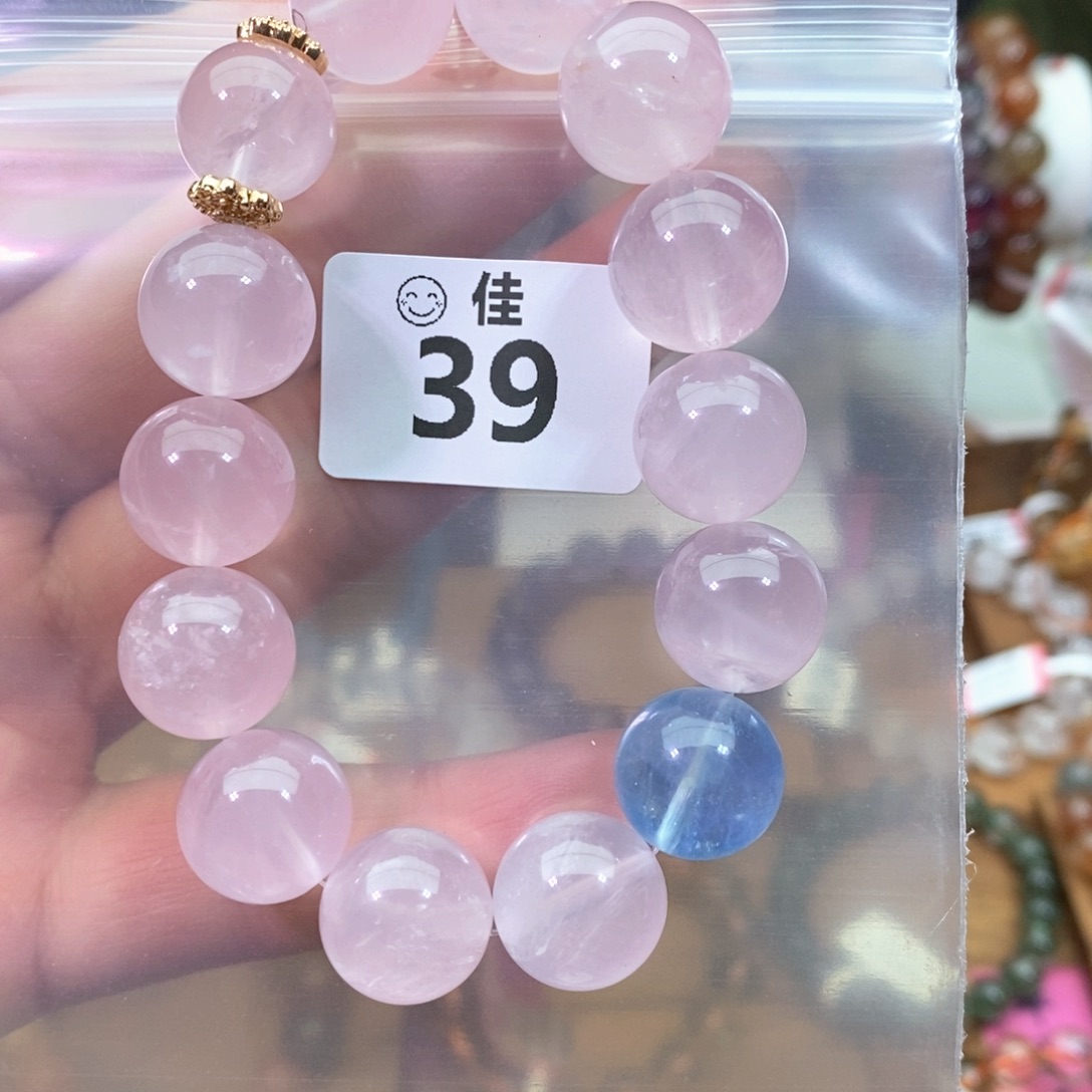 水晶手链未镶嵌多样性发一