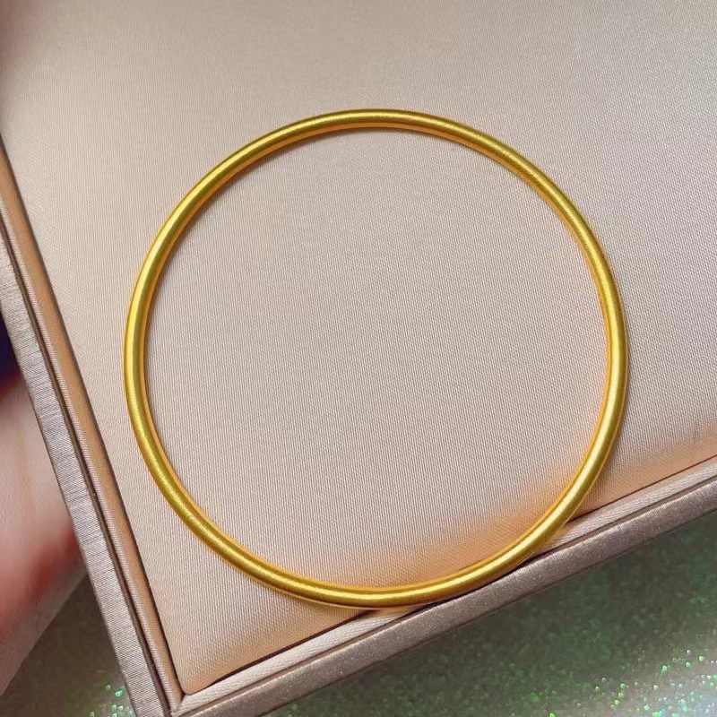 嘉禾金店TY0095素圈-叠带手镯传承经典素款女款女士简约