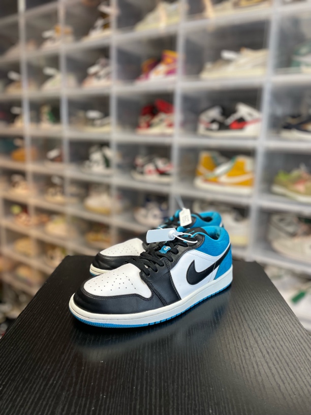 95新 MM6 MM6/aj1激光蓝休闲鞋/44/已精洗/0259