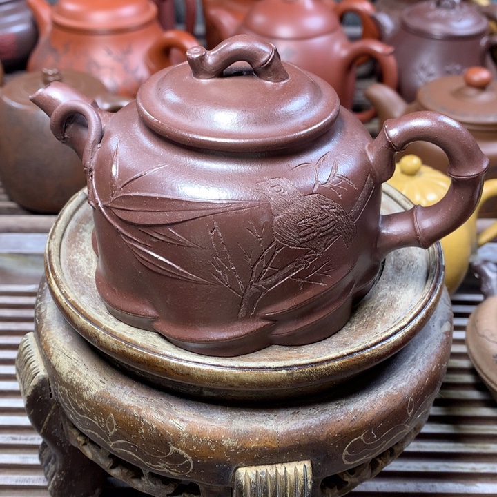 紫砂茶壶原矿手工162